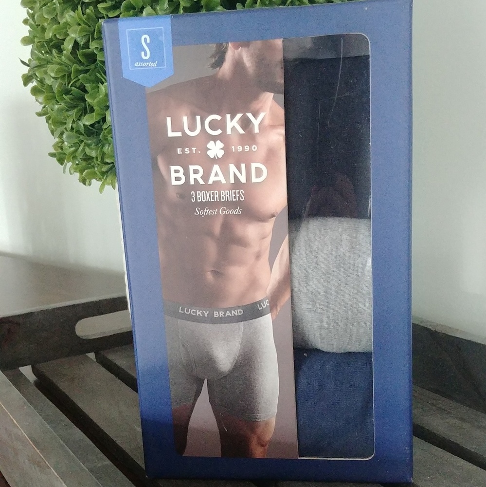 NWT-LUCKY BRAND |  3 Pack | Boxer briefs | Size Small